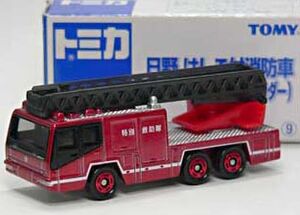 Hino Ladder Fire Engine (Morita Super Gyro Ladder) (Game
