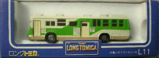 Long Tomica L11- Mitsubishi Fuso One-Man Operated Bus | Tomica 