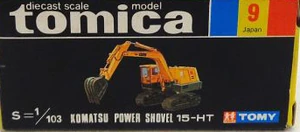No. 9 Komatsu Power Shovel 15-HT | Tomica Wiki | Fandom