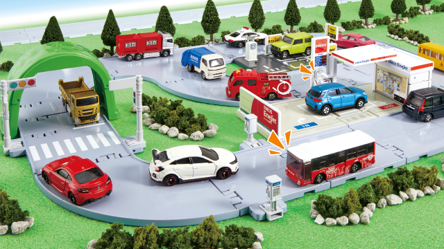 Lots of Towns and Roads! Tomica Town Set (with Tomica) | Tomica