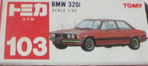 No. 103 BMW 320i | Tomica Wiki | Fandom