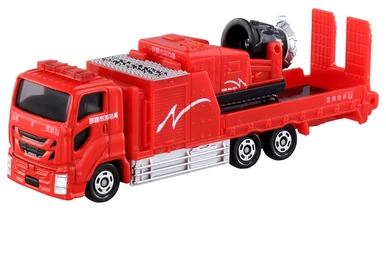 Tomica #125 Isuzu Giga Wood Transporter - Modellino Diecast 1:64 Nuovo In Scatola