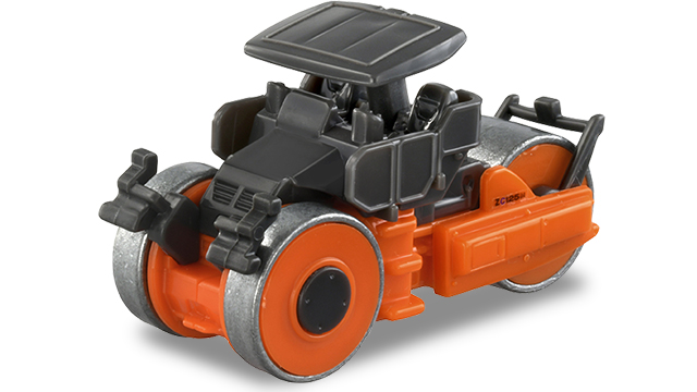 No. 77 Hitachi Macadam Roller ZC125M-5 | Tomica Wiki | Fandom