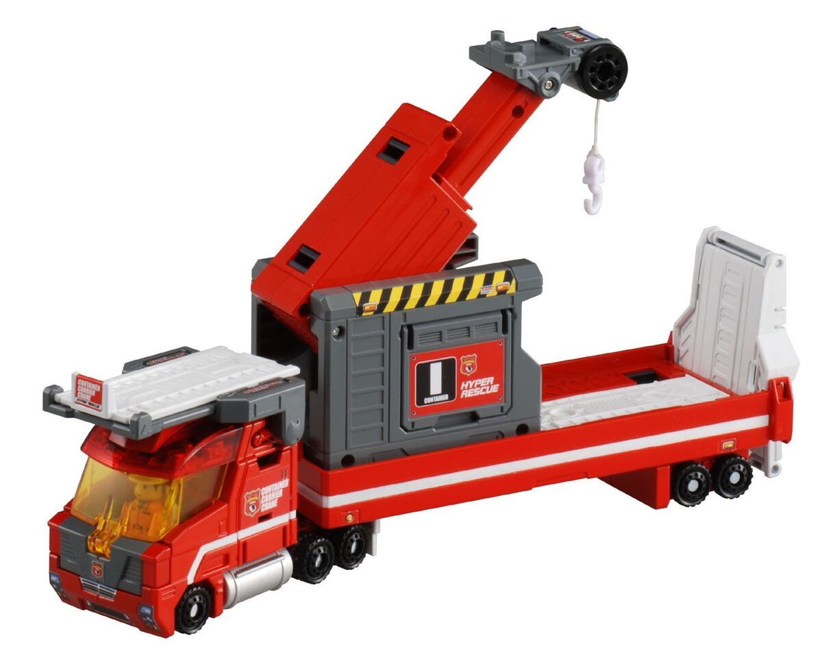 Hyper Rescue Container Carrier Crane (Toy) | Tomica Wiki | Fandom