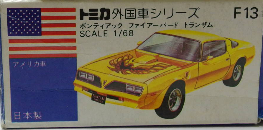 No. F13 Pontiac Firebird Transam | Tomica Wiki | Fandom