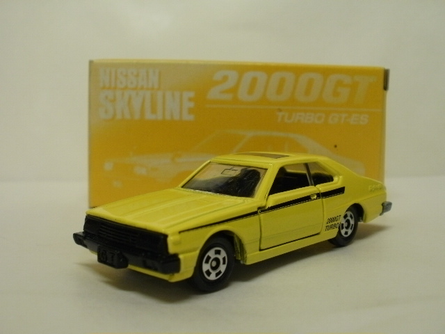 Nissan Skyline 2000GT Turbo GT-ES (Ikeda- Yellow) | Tomica Wiki