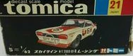 No. 21 Skyline H-T 2000 GT-R Racing Type | Tomica Wiki | Fandom