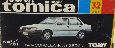 No. 32 Toyota Corolla 4door Sedan | Tomica Wiki | Fandom