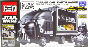 TOMICA star wars　4台セット トミカ スターウォーズ STAR CARS 4つと店頭用ディスプレイの
