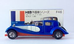 No. F46 Bugatti Coupe De Ville | Tomica Wiki | Fandom