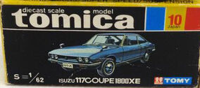トミカ　117 クーペ 1800 XE COUPE No.10【日本製】黒箱 Amazon | 黒箱トミカ 10 いすゞ117クーペ1800XE 美品 日本製