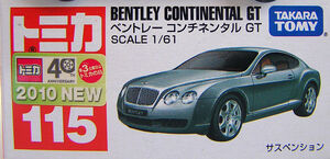 No. 115 Bentley Continental GT | Tomica Wiki | Fandom