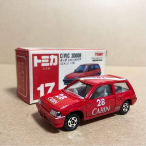 HONDA CIVIC 3DOOR 1/58 トミカ 赤箱 ホンダ シビック 3ドア