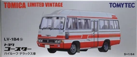 LV-184b Toyota Coaster High Roof Deluxe Car | Tomica Wiki | Fandom