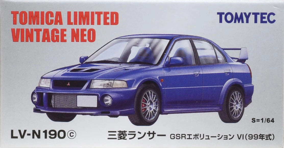LV-N190c Mitsubishi Lancer GSR Evolution VI (99) | Tomica Wiki