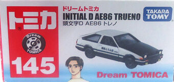 Dream Tomica No.145 Initial D AE86 Trueno Takumi Fujiwara Takara Tomy