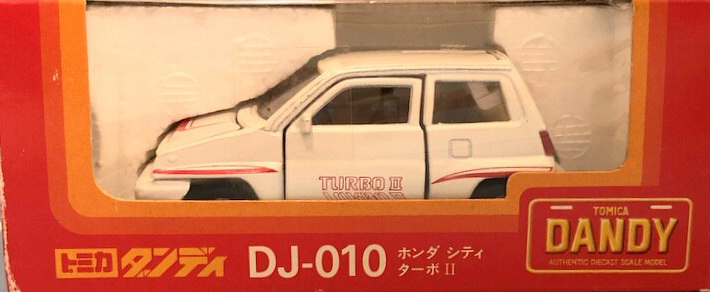 Tomica Dandy DJ-010 Honda City Turbo II | Tomica Wiki | Fandom