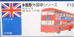 No. F15 London Bus | Tomica Wiki | Fandom No. F15 London Bus | Tomica Wiki | Fandom