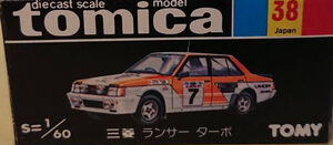 No. 38 Mitsubishi Lancer Turbo | Tomica Wiki | Fandom