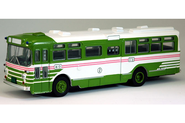 Minicar 1/64 TLV-23d Hino RB10 Type Hiroshima Dentetsu Bus (Green