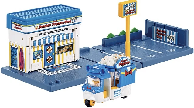 Dream Tomica SP Disney Motors Donald's Popcorn Shop (with Tomica