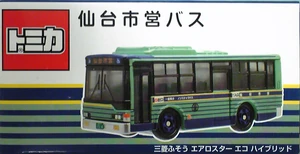 トミカ 三菱 ふそう エアロスター エコ ハイブリッド 仙台市営バス トミカ 三菱ふそう エアロスター エコハイブリッド 仙台市営バス