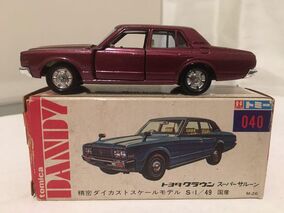 トミカリミテッド TOYOTA CROWN 2600  SALOON TOMICA 32 TOYOTA CROWN 2600 Royal Saloon Gray made in japan