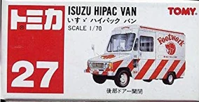 No. 27 Isuzu Hipac Van | Tomica Wiki | Fandom