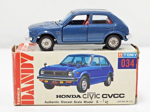 Tomica Dandy 034 Honda Civic CVCC | Tomica Wiki | Fandom
