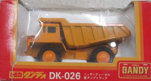 Tomica Dandy DK-026 Nissan Diesel Heavy Dump Truck | Tomica Wiki 