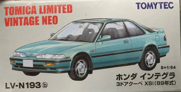 LV-N193b Honda Integra 3door Coupe XSi (89) | Tomica Wiki | Fandom