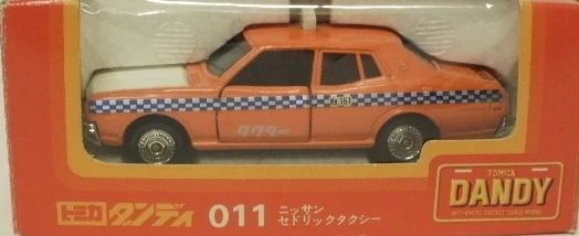 トミカ DANDY ニッサンセドリック 011 Tomica Dandy 011 Nissan Cedric Taxi | Tomica Wiki | Fandom