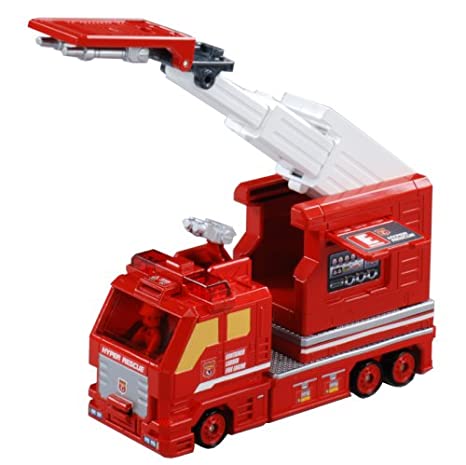 ハイパーレスキュー　コンテナキャリアクレーン　コンテナはしご消防車　トミカ Amazon | トミカ ハイパーレスキュー コンテナはしご消防車