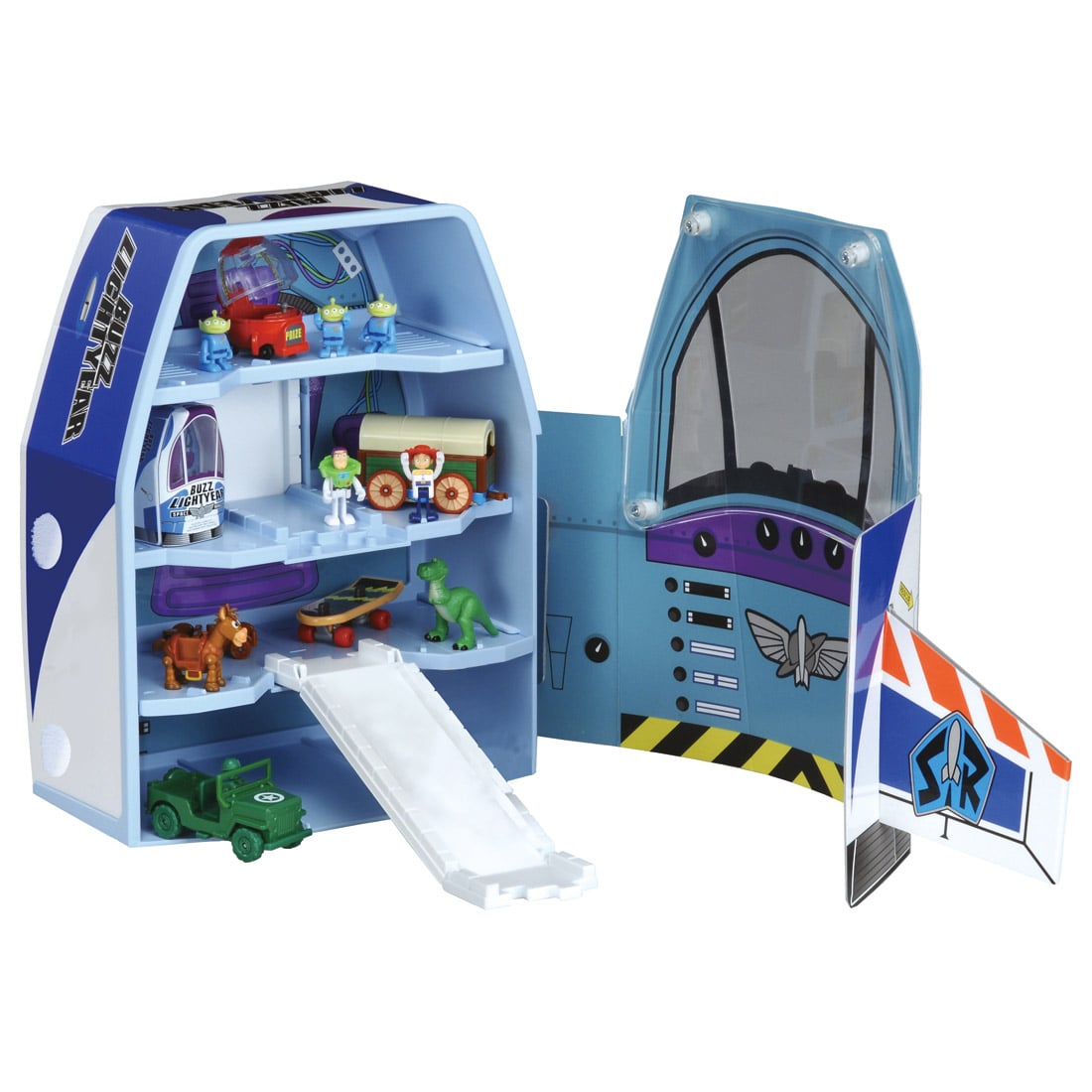 Dream Tomica Ride On Toy Story Buzz Lightyear Spaceship Case