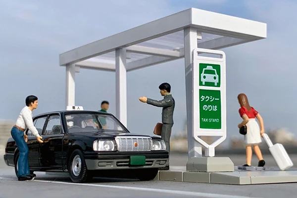 DioColle 64 Carsnap 04b Taxi Stand | Tomica Wiki | Fandom