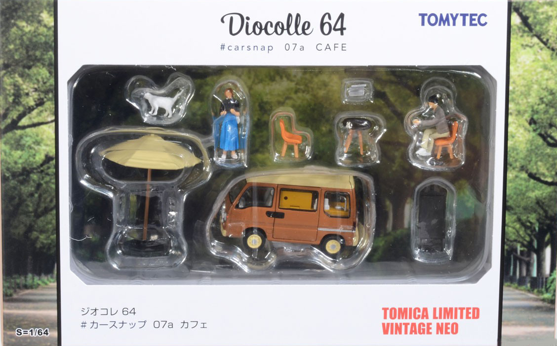 新品未開封　ジオコレ64 1/64#カースナップ07a カフェ ジオコレ64 #カースナップ07a カフェ | 製品をさがす | tomica