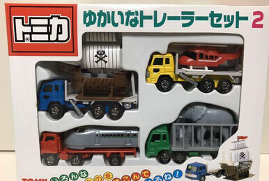 Tomica 25th Anniversary Delightful Trailer Set | Tomica Wiki