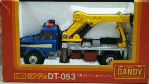 ☆【箱付・希少】トミカダンディDT-053三菱ふそうレッカークレーン1/70