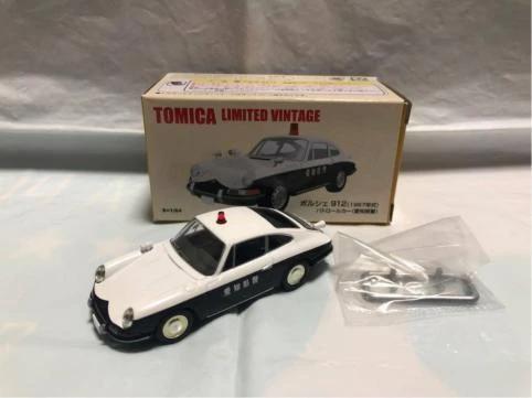 TLV Porsche 912 (1967) Patrol Car (Aichi Prefecture) (Tomica Shop 
