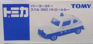 トミカ　パトロールカー　スバル360 [198] No.27 スバル 360 海外パトロールカー仕様 トミカイベントモデル