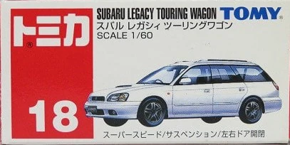 No. 18 Subaru Legacy Touring Wagon | Tomica Wiki | Fandom 
