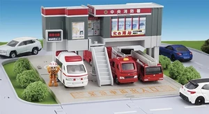 Tomica Town Fire Station (with Firefighter) | Tomica Wiki | Fandom