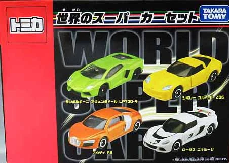 ミニカー トミカ トミー スーパーカー　Aセット　super car ミニカー トミカ トミー スーパーカー Aセット super car - メルカリ