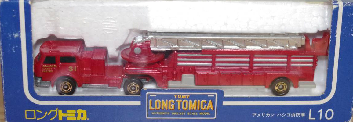 Long Tomica L10- American Ladder Fire Engine | Tomica Wiki | Fandom