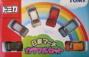 Nissan March Colorful Set | Tomica Wiki | Fandom