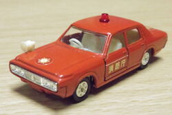 トミカNO.27 トヨタニュークラウンファイアチーフカー 1E