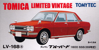 LV-168a Nissan Bluebird 1600SSS (69) | Tomica Wiki | Fandom