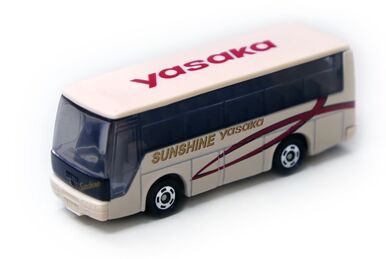 Tokyo Yasaka Sightseeing Bus Hino Rainbow Skeleton Bus