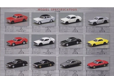 ミニカー NISSAN SKYLINE12MODELS vol.2 TL Nissan Skyline 12 Models Vol.2 | Tomica Wiki | Fandom