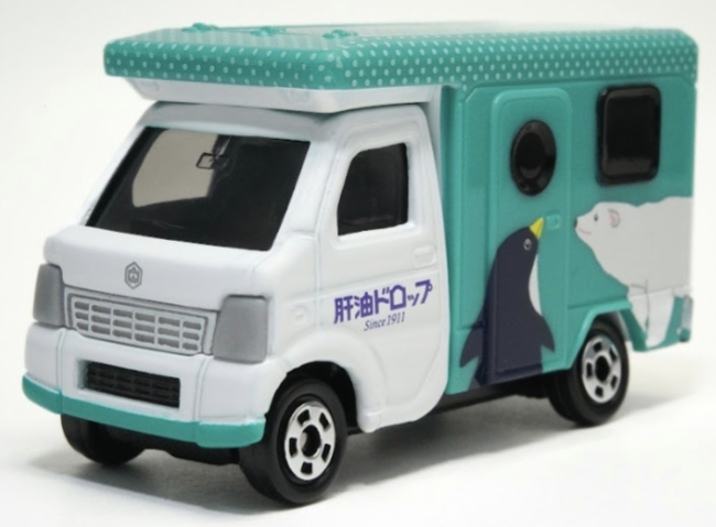 新作人気モデル 河合薬業株式会社 90-6-3 肝油ドロップ テント 肝油ドロップ号 ミニカー